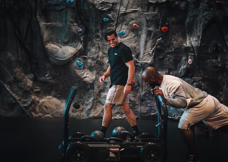 1:1 personal training session at RUMBLE